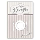 INDIVIDUELLE GESTALTUNG – Die liebevoll gestalteten Rezeptseiten sind so angelegt, dass Sie ganz nach Ihrem Bedarf das Rezept auf einer Doppelseite oder auf einer Einzelseite anlegen können. Ebenso lässt die offene Einteilung Platz für Tipps und Tricks oder Fotos / Illustrationen.