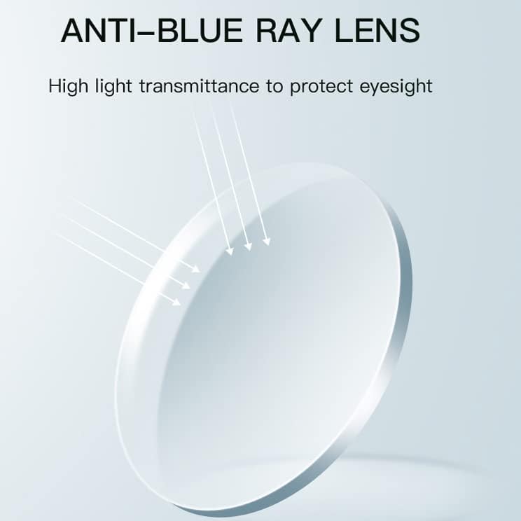 kachawoo Acetate Anti Blue Light Glasses Frame Retro Korean Style TR90 Black Clear Frame image 8 of 9 B0B9BFDM5W