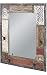 Produktbild HAKU Möbel Wandgarderobe Motiv, vintage, MDF, Metall, Spiegel - Maße: B 55 cm x H 75 cm x T 8 cm, Style: Industrial