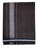 PRAKASAM COTTON Dhoties Thalapathi Border Dhoties para hombre, 1,28 x 2,85 m, algodón de un solo color, estilo casual, para hombres/dhoties jumbo individuales de alta calidad para hombres, marrón café