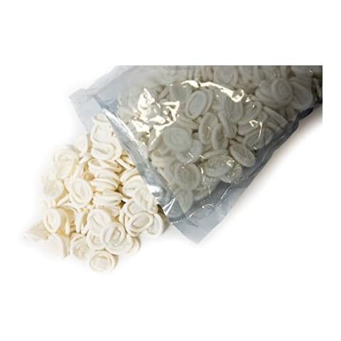 Bertech Nitrile Finger Cots, Powder-Free and Anti-Static, Medium, White (Pack of 720) Cover