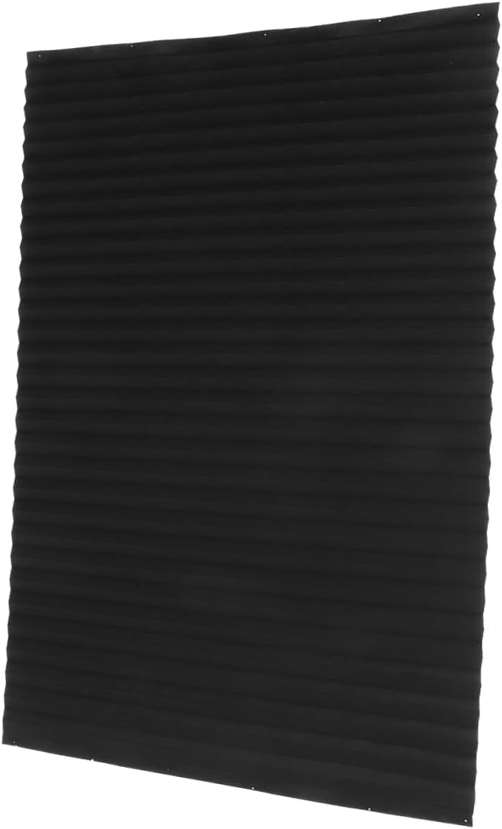 GLEAVI 1set Blackout Self-Adhesive Pleated Shades Temporary Blinds for Indoor Easy Installation Versatile Privacy for Living Rooms Bedrooms and Rvs