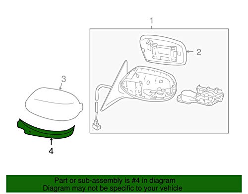 Subaru Oem Forester Outside Mirrors-Front Door-Lower Cover Right 91054Sc050 #TOP4