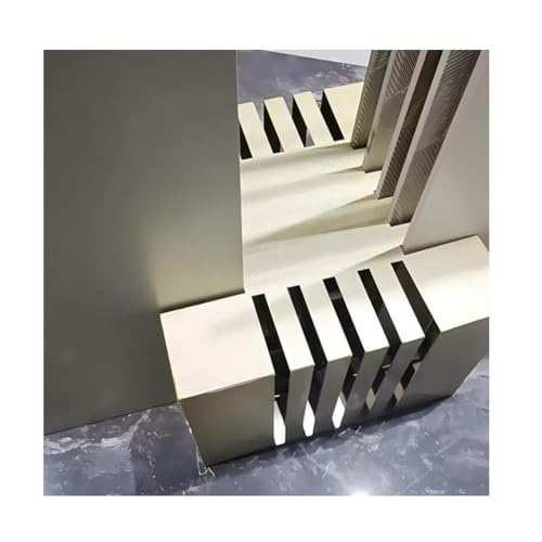 Présentoir à carreaux métal doré grand format support échantillons - 2