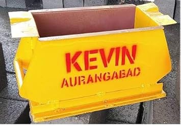 Kevin Solid Concrete Block Mold to Manufacture manually Concrete Block of Size 6