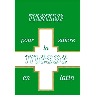Memo pour suivre la messe en latin