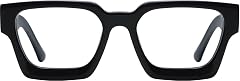 Blue Light Blocking Glasses - Anti Glare Eyestrain 99 Filter Lightweight Acetate Frame for Gaming Office Reading