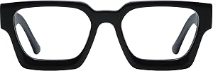 Blue Light Blocking Glasses - Anti Glare Eyestrain 99 Filter Lightweight Acetate Frame for Gaming Office Reading