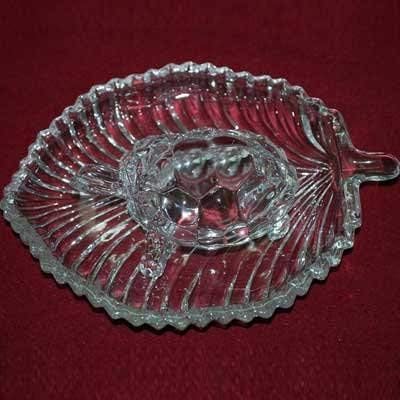 Satre Online And Marketing Crystal Glass Vastu & Feng Shui Turtle, Tortoise with Leaf Plate for Good Luck & Wealth Creation