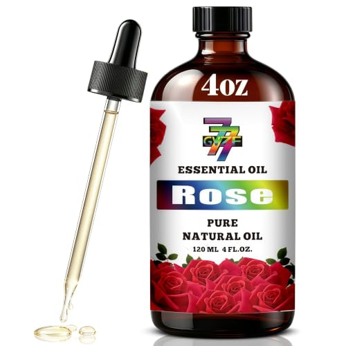 Image of Rose Essential Oil for Diffuser Massage,Rose Oil - 4 fl oz
