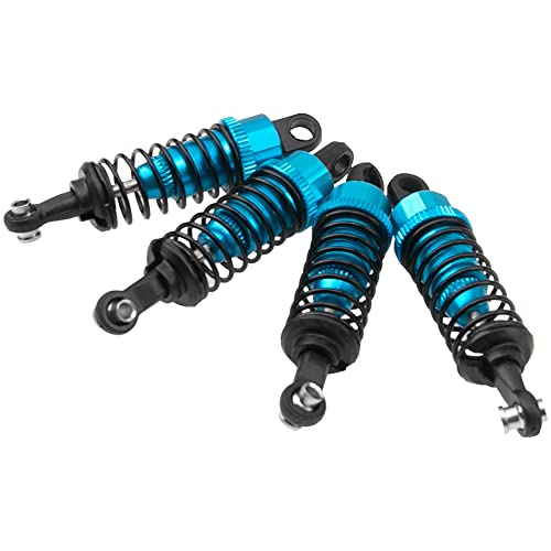 4Pack Sharegoo Rc Shocks Absorber Damper 55Mm Compatible With Wltoys A949 A959 A969 A979 K929 1/18 Rc Car Upgrade Part (Blue) #TOP1