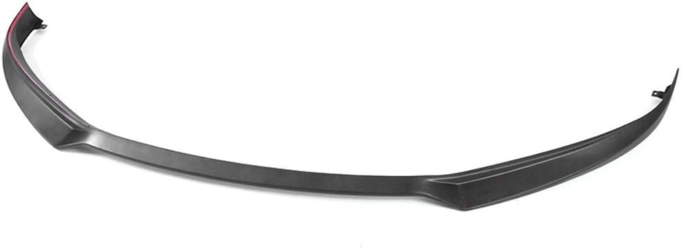 IKON MOTORSPORTS, Front Bumper Lip Compatible with 2016-2021 Tesla Model S, Matte Carbon Fiber IKON Style Front Lip Chin Spoiler Valance Splitter, 2017 2018 2019 2020