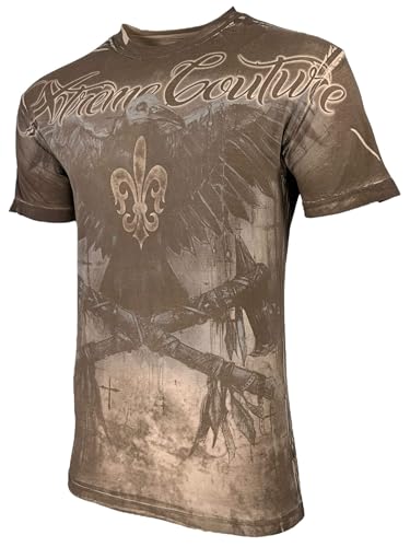 Xtreme Couture by Affliction Darkside T-shirt pour homme, sable, Taille XL – vue 5