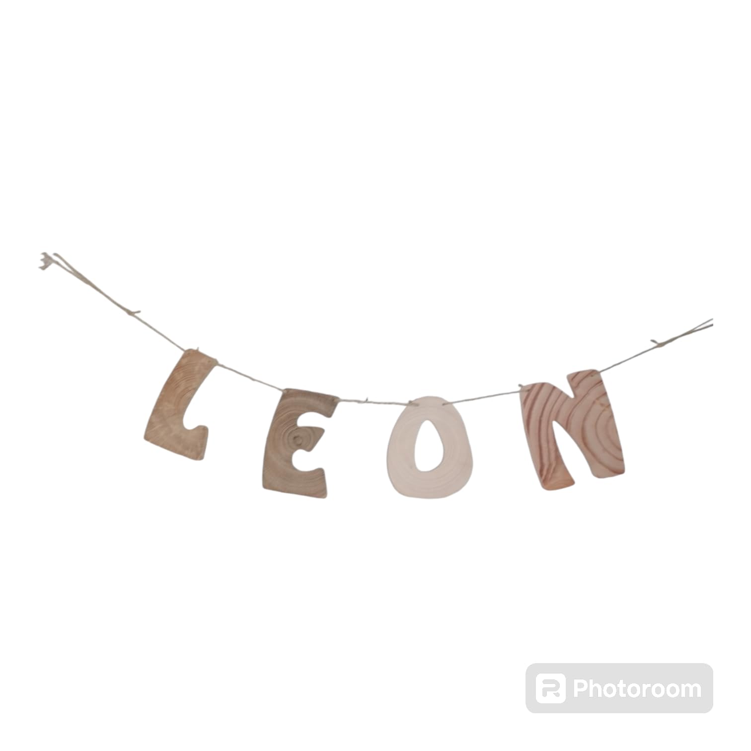 Prénom personnalisé en bois massif naturel pour chambre d'enfant, cadeau de naissance personnalisé, lettres en bois, prénom pour porte de chambre