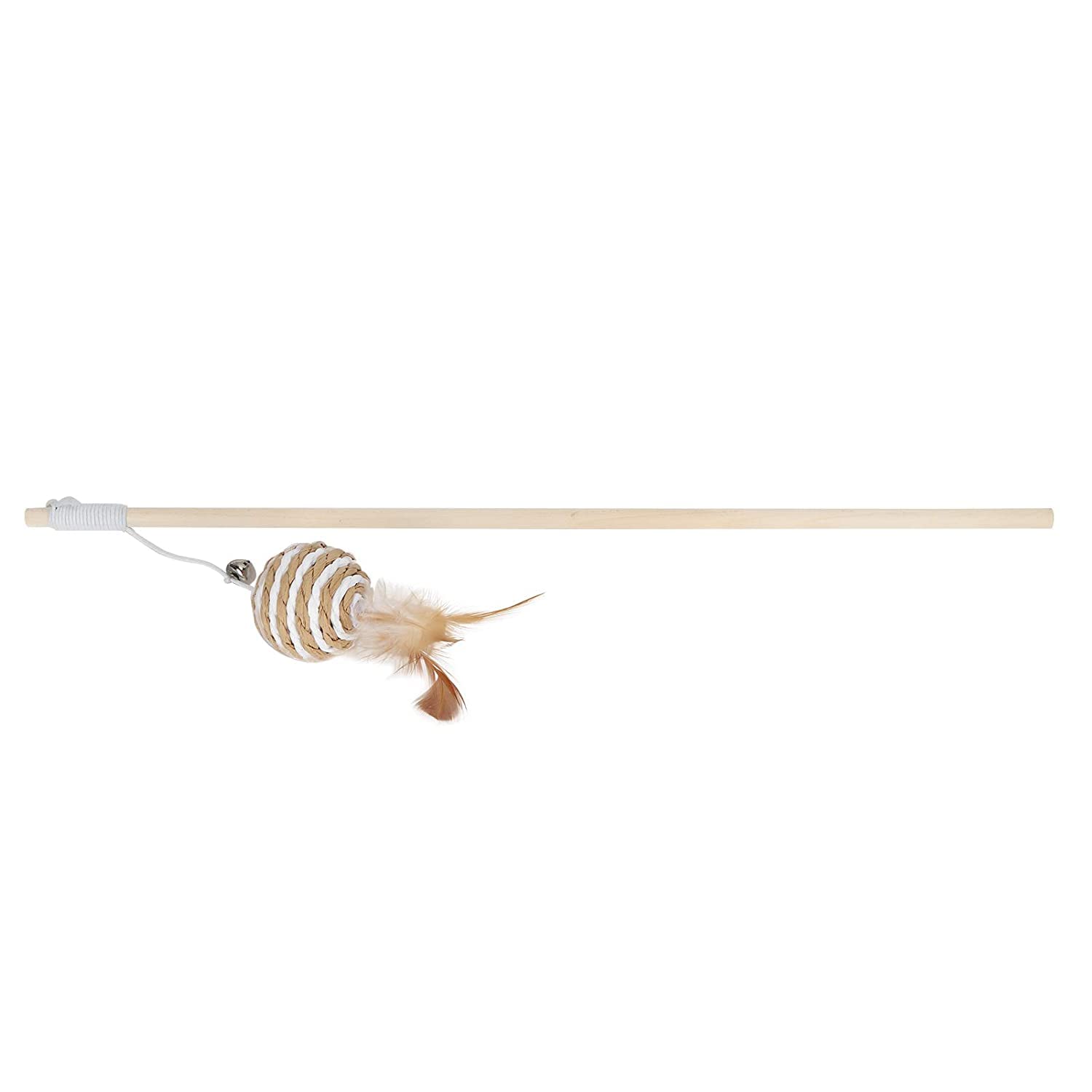 PSK PET MART Cat Feather Toy, Wooden Pet Cat Teaser Toy Rod Stick with Round Ball Feather Kitten Interactive Toys Pets Exerciser (B0B82WXHSY) Amazon Price History, Amazon Price Tracker