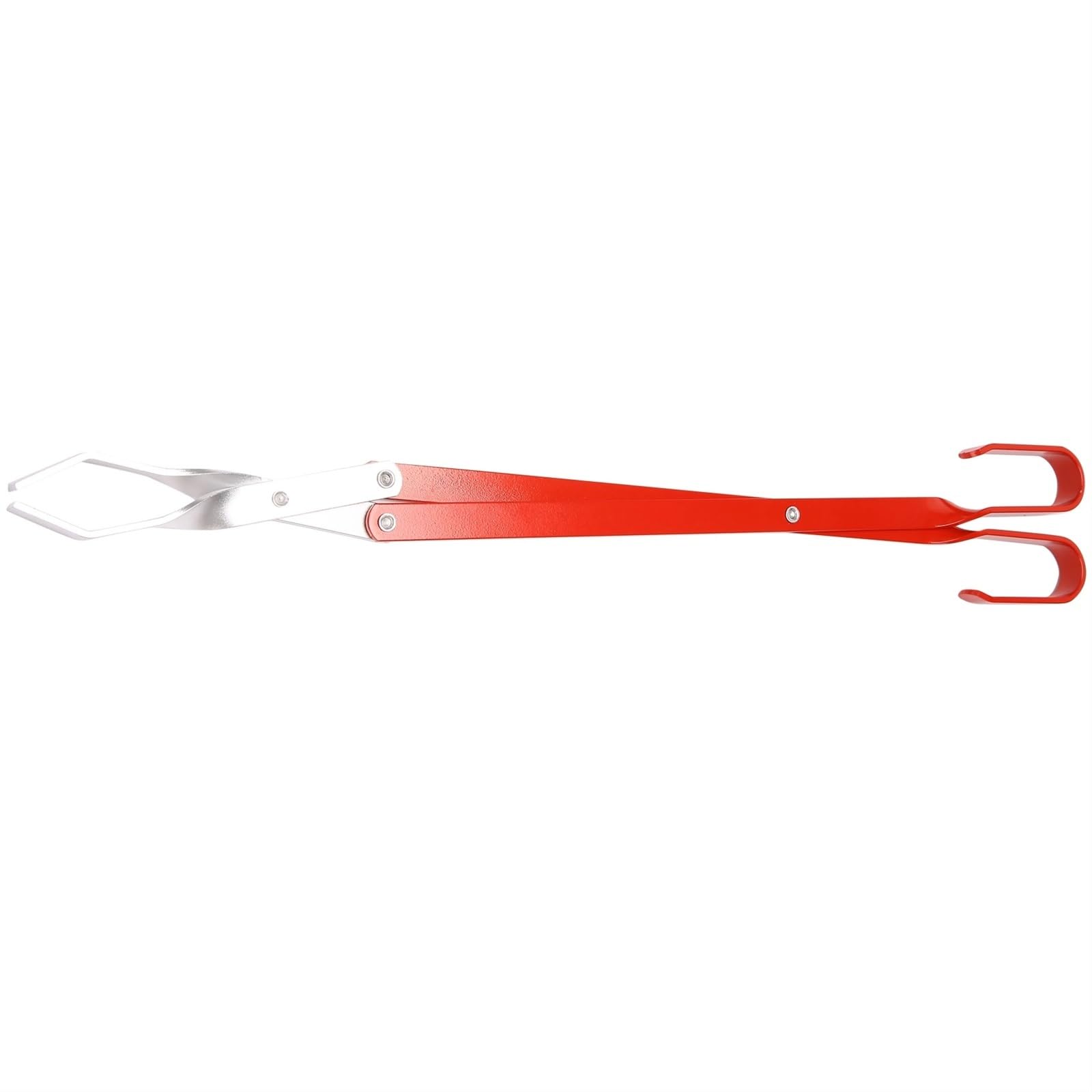Stainless Grill Tongs, Zacisk węglowy do grilla czerwony 50,8 x,4 cm