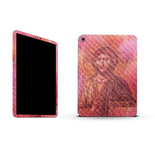 Image of MightySkins Carbon Fiber Skin Compatible with Apple iPad 10.9 inch 10th Gen (2022) Full Wrap Kit - Holy Lavendar | Protective, Durable Textured Carbon Fiber Finish | Easy to Apply | Made in the USA