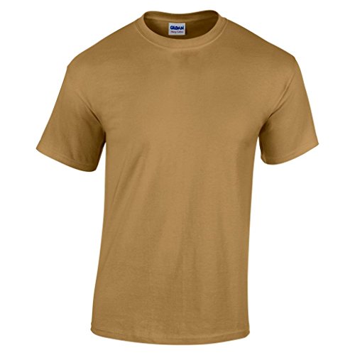 Gildan Heavy Cotton Adult Tshirt - 47 Colours / S - 3XL - Old Gold - XL