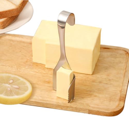 iziusy Stainless Steel Butter Spreader, Butter Knife, Cold Butter Curler