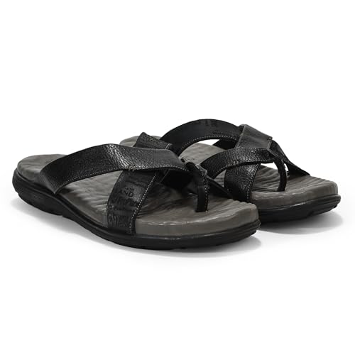 Image of Woodland Men's Leather Slippers