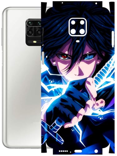 Image of AtOdds - Full Body Back Screen Guard Protector Film - Lamination Wrap Skin Sticker Compatible with REDMI Note 9 PRO MAX | Scratchproof Matte Finish (Anime 42)
