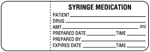 Medication Flag, 3\" x 1\"