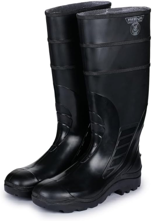 - Flexisafe Isi Marked Steel Toe PVC Gumboots | is 5852 Certified Safety Shoes for Industrial, Agriculture, Mining and Rainwear Use | Waterproof, Anti-Slip, Oil and Acid Resistant