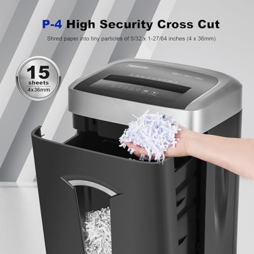 Wingwise 120-Minute Paper Shredder P-4/Manual 15 Sheet/30L/120mins の商品画像 3