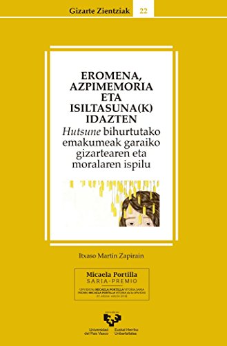Portada de Eromena, azpimemoria eta isiltasuna idazten: Hutsune bihurtutako emakumeak garaiko gizartearen eta moralaren ispilu: 22