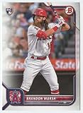 2022 Bowman #81 Brandon Marsh Los Angeles Angels (RC - Rookie Card) NM-MT MLB Baseball