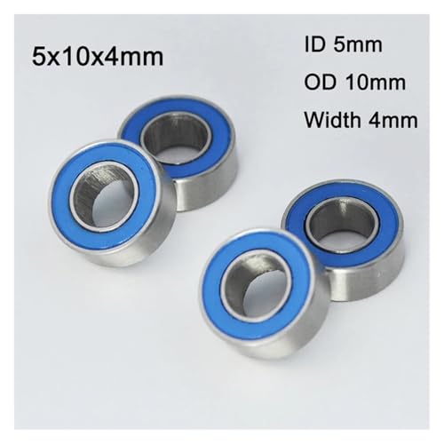 Roulement MR105 2RS 5*10*4 mm idéal pour réparer vos rollers, modèles réduits et drones de loisir