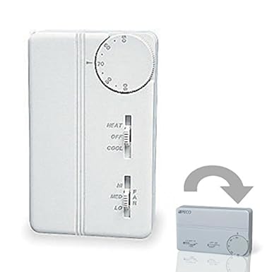 PECO Thermostat Multi-Voltage 24-277 Heat/Cool Commercial Wire Leads