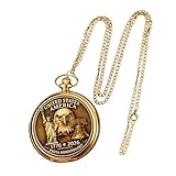 Orologio da tasca retrò americano 250° – orologio da polso al quarzo vintage | gioielli commemorativi con catena, orologio da tasca da uomo per festa di nozze, regalo per festa del papà, antico per