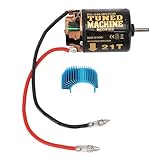 MechKit Moteur à Balais 540, Moteur Électrique pour Voiture Crawler RC 1/10 avec Dissipateur de Chaleur Bleu, pour Redcat, pour Axial Scx10, pour D90, pour Hpi (21T)