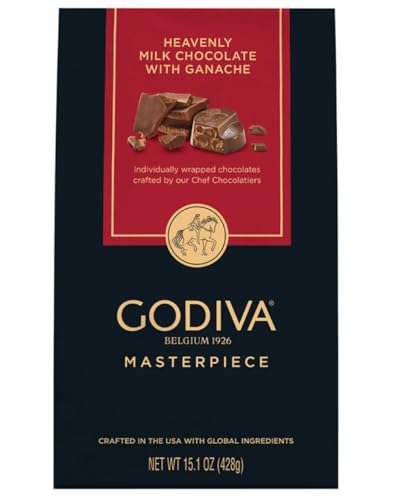 GODIVA Heavenly Milk Chocolate with Ganache - Masterpiece - 15.1 oz