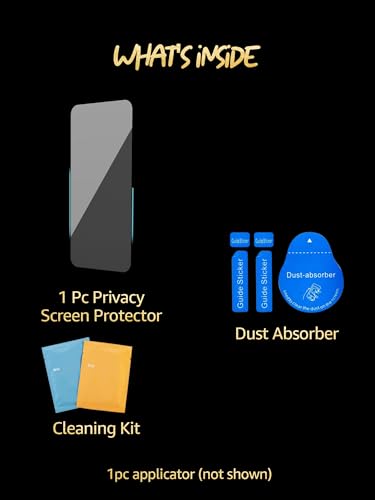 Image of Lensarmor Compatible with Samsung Galaxy S23 / S22 Borderless Privacy Screen Protector (1 Pack) - Anti-Spy 9H Tempered Glass, Borderless Full-Clear Design, Side-View Protection & Case-Friendly Fit