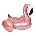 GOOBAT Giant Flamingo Inflatable Pool Float Toy with Rapid Valves, Swimming Party Lounge Floaty Raft for Kids & Adults, Rose Gold
