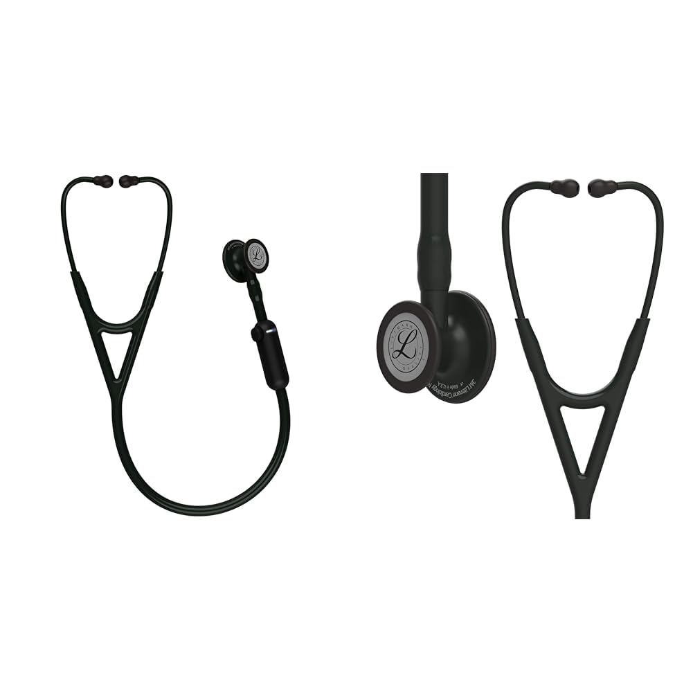 3M Littmann CORE Digital-Stethoskop (EU), 8490, Bruststück, Schlauch & 3M FBA_6168 Littmann Cardiology IV Diagnostisches Stethoskop