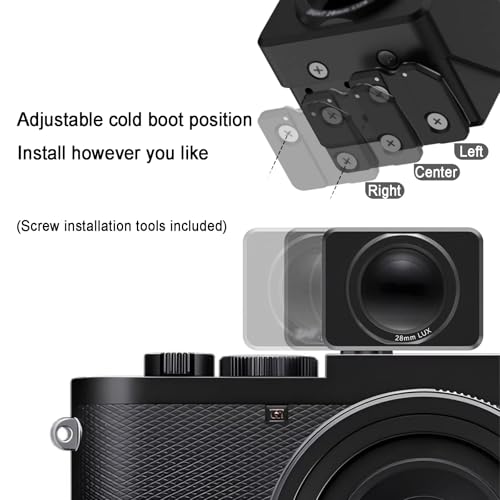 Visor óptico de 28 mm con encuadre de 35mm y 50mm para zapata de cámara universal 8
