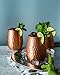 Kosdeg Copper Cups - 12 Oz set of 4 - A Unique Way To Enjoy Wine - The Perfect Pure Copper Tumbler for Water - Copper Drinking Cups Better Than Glasses or Plastic - Moscow Mule Copper Cup For Drinking