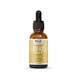 Bella All Natural Vitamin D3 K2 Drops Organic Omega 3 MCT Oil
