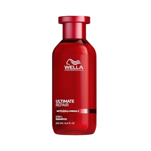 Wella Professionals Ultimate Repair Shampoo zur Tiefenreinigung – reparierendes Shampoo mit Metal-Purifier-Technologie gegen Schadstoffe – Feuchtigkeitsshampoo mit luxuriösem Duft – 250 ml
