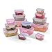 Produktbild GOURMETmaxx Frischhaltedosen mit Deckel Klick-it 14-Dosen-Set | Aufbewahrungsbox für Meal Prep | Luftdichte, auslaufsichere & stapelbare Vorratsdosen mit Deckel | BPA-frei
