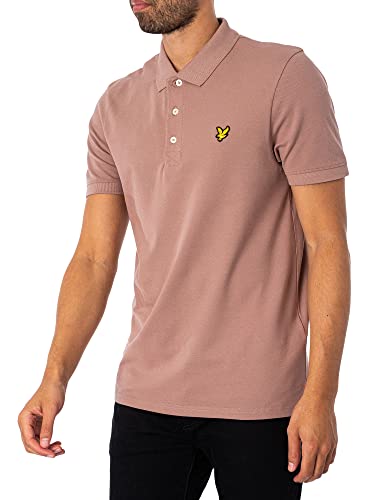 Lyle & Scott Mens Short Sleeve Polo Shirt Huttonpink M