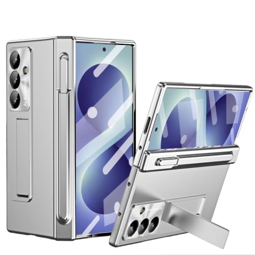 �K�pSamsung Galaxy Z Fold8 Ultra �P�[�X,S�y���z���_�[�t���Ռ��h�~�X�����t�B�b�g�̃X�}�z�J�o�[ (�V���o�[)