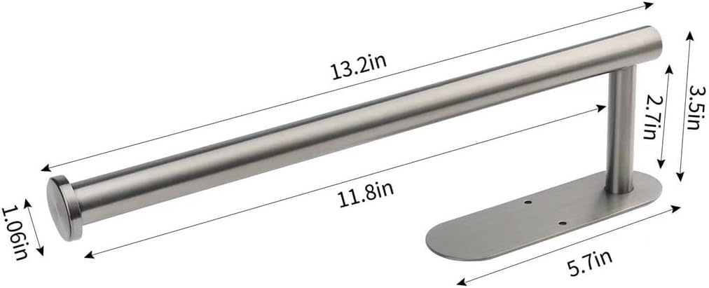 Paper Roll Holder Stainless Steel Kitchen Towel Toilet
