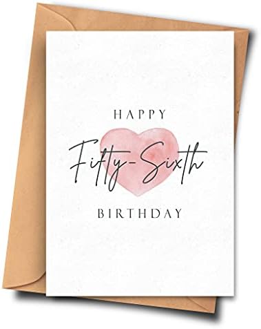 Fat Flamingos 16th Birthday Card Clean Design Water Colour Heart unisex card - For Him, Girlfriend, From her, Sister, Partner (A5 - 5.8x8.3inch - 14.8x210cm)