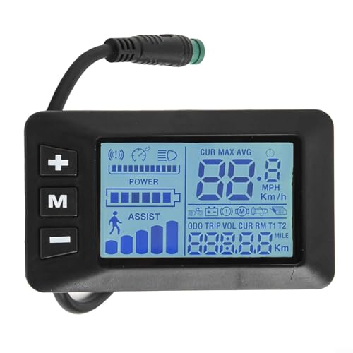 Electric Bicycle GD01 5 Pin LCD Display Accessories, Water Resistant