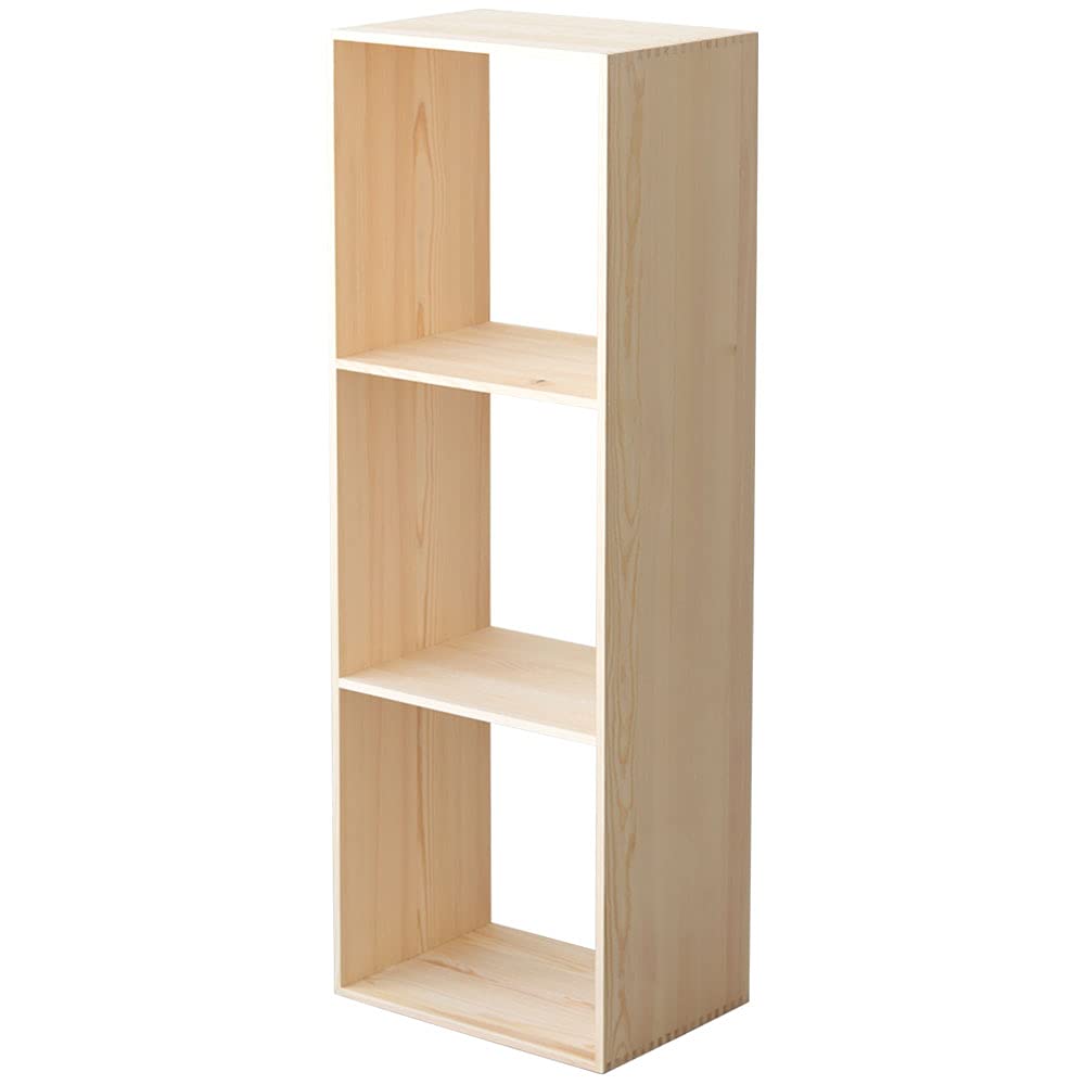 Amazon|3244(ミツヨシ) オープンボックス パインシリーズ (3段 Amazon|3244(ミツヨシ) オープンボックス パインシリーズ (3段