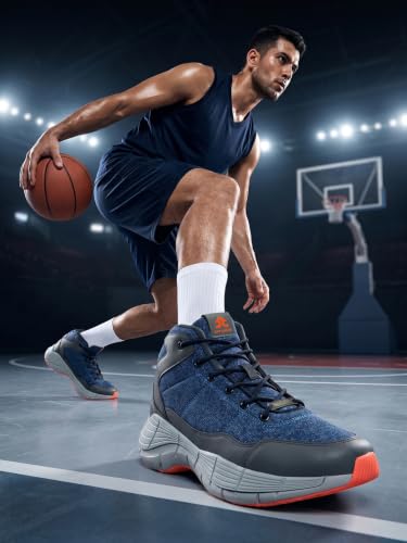 Image of OFF LIMITS S.W.A.T. Basketball Shoes for Men | High-Top Canvas-Synthetic Design with Phylon /TPR Sole, Die-Cut EVA Comfort & Lace-Up Fit for Court Practice, Training & Game Time